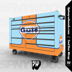 Gulf Racing Tool Box Wrap