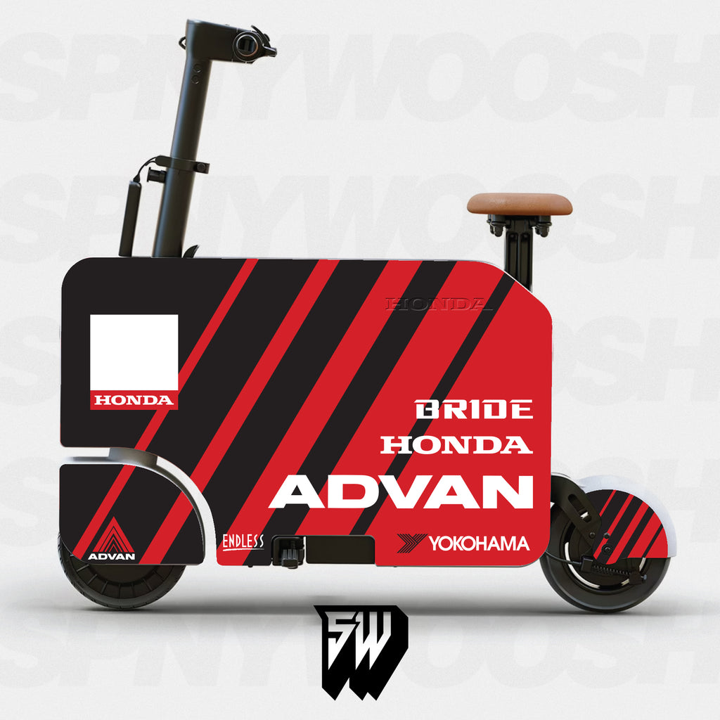 Advan - Honda Motocompacto Vinyl Graphic Skin | Spinnywhoosh Graphics