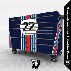 Martini Racing Tool Box Wrap