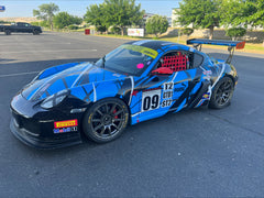 autocross and track class cards on porsche