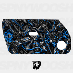 Graffiti Car Parts Door Card Vinyl Design