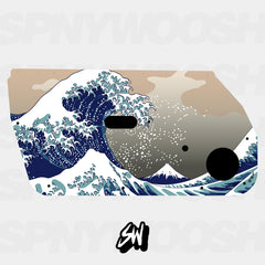 Great Wave Door Card Design