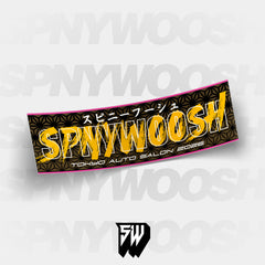 Tokyo Auto Salon 2026 SPNYWOOSH Slap Sticker