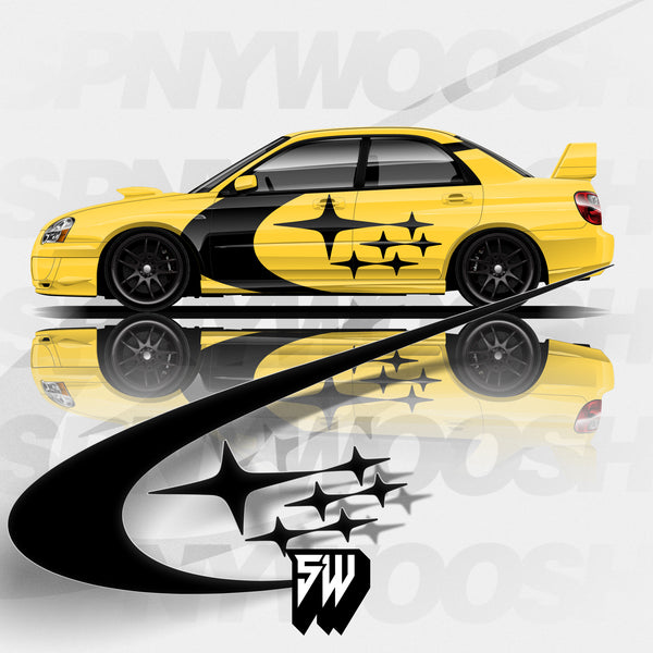 Subaru Forester Rally Sticker Subaru Forester Rally Decals
