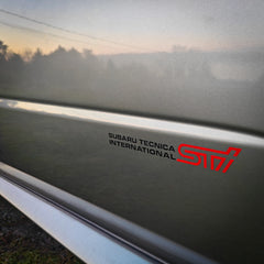 Replica Subaru STi Door Decals - Stacked