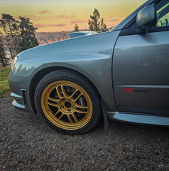 Replica Subaru STi Door Decals - Stacked