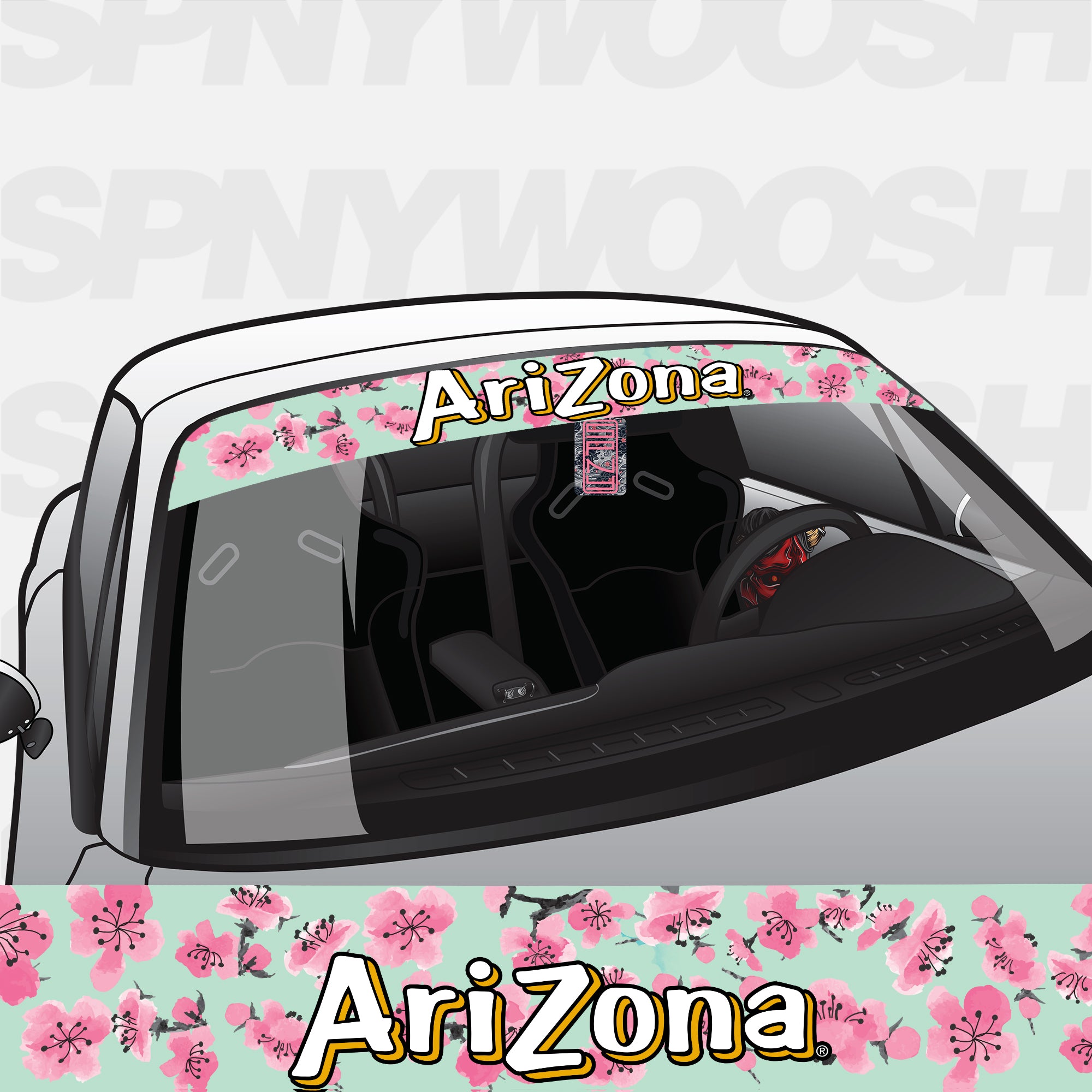 AriZona Mint Flower Printed Banner