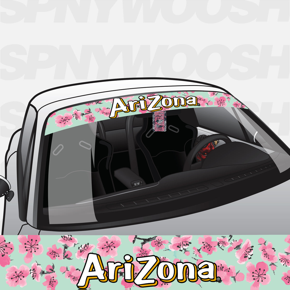 AriZona Mint Flower Printed Banner