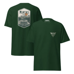Miatas in the mountains green NA Tee