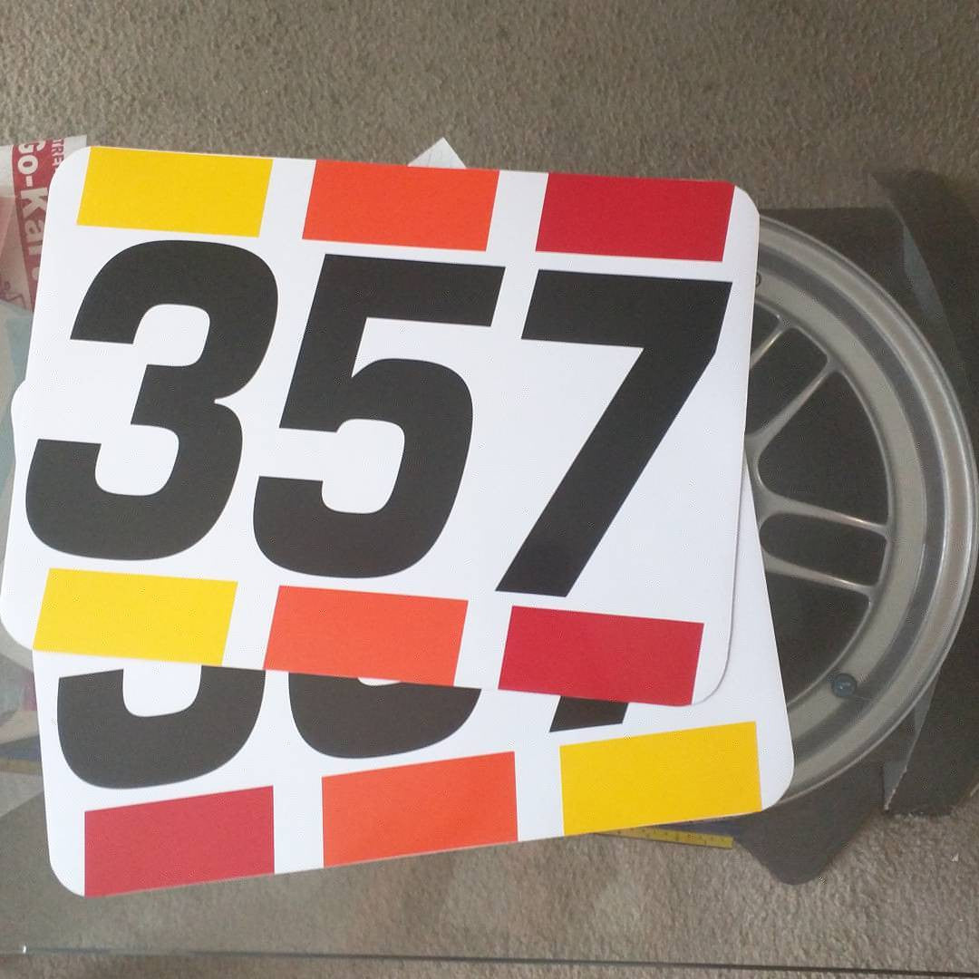 Vintage Livery Inspired Toyota Racing Numbers – Spinnywhoosh Graphics