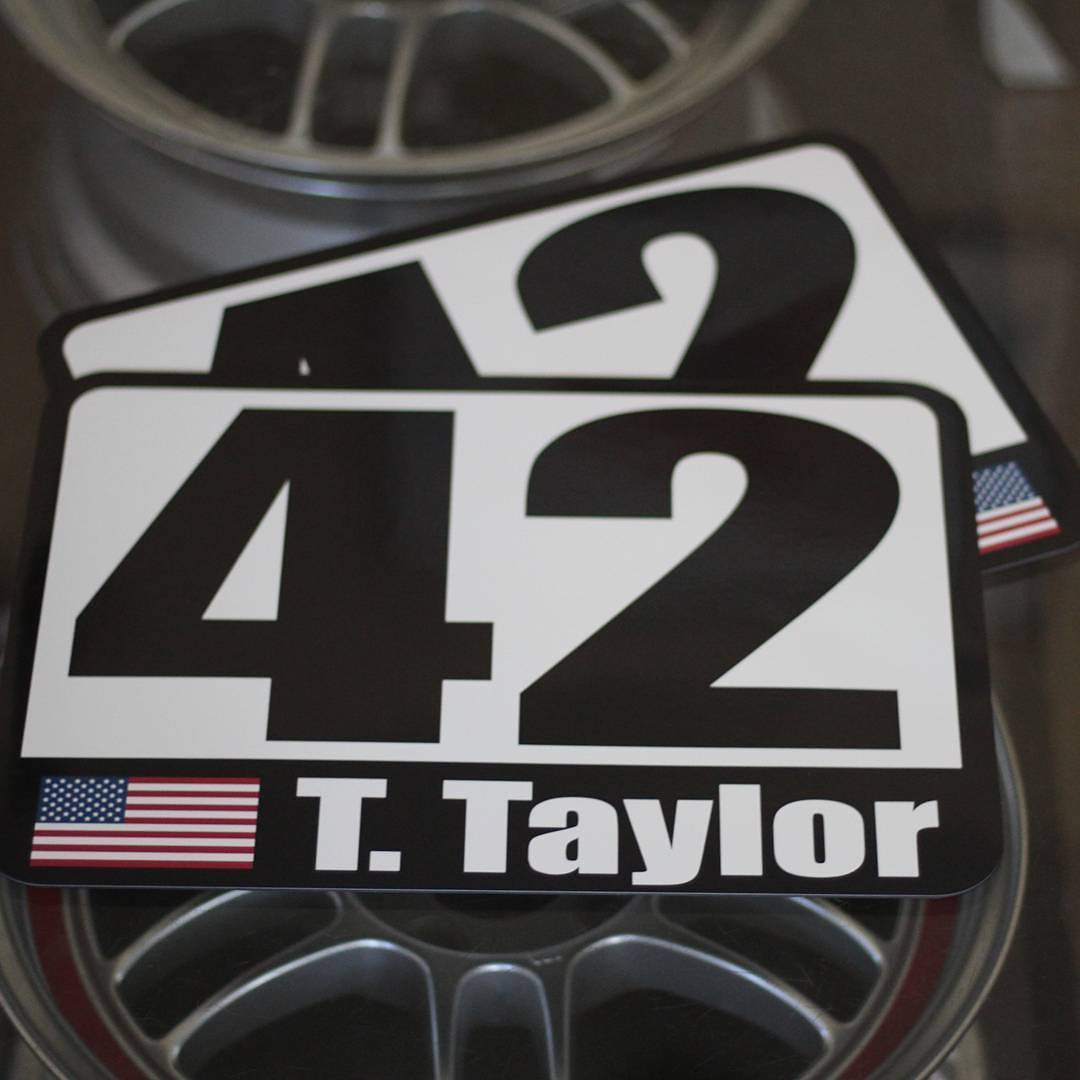 Autox Numbers Autocross numbers | Vinyl or Magnetic Racing Numbers โ Spinnywhoosh ...
