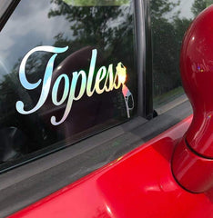 Topless Miata Convertible Decal