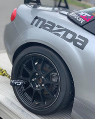 Mazda sponsor decal