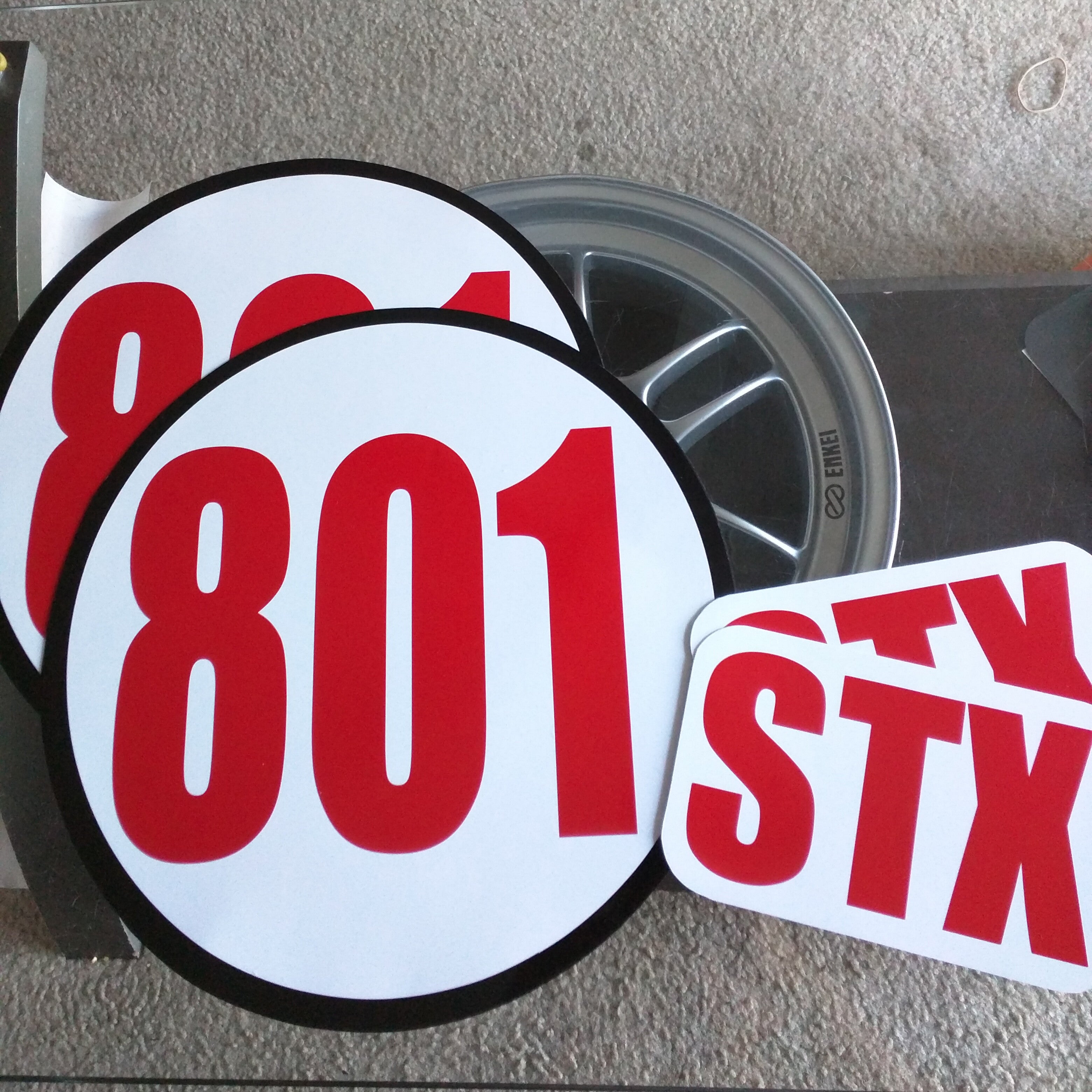Circular Racing Numbers Cards | Vinyl or Magnetic Meatball Numbers ...