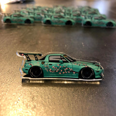 Minty Miata Acrylic Pin