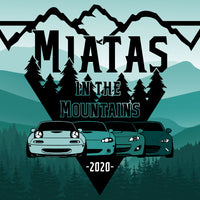 Miatas in the Mountains 2020 tee