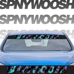 SPNYWOOSH HKS Text Printed Banner