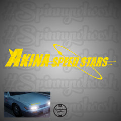 New Akina Speed Stars Vinyl decal