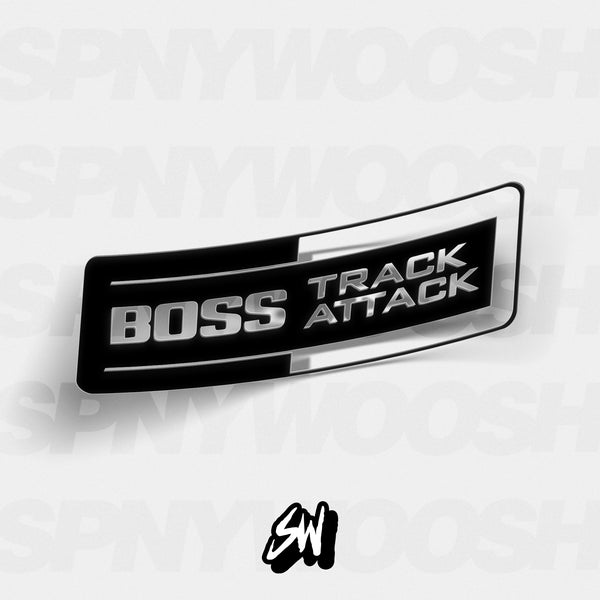 Boss Track Attack Vinyl Decal