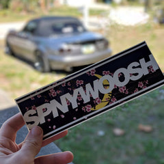 Dark Sakura SPNYWOOSH Slap Sticker