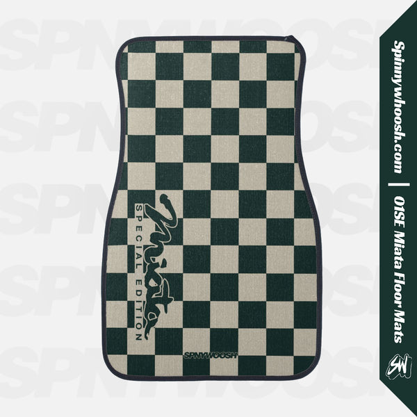 Car Side Stripes Graphics Checkered Flag Checkerboard Door Panel