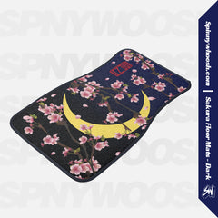 Car Floor Mat - Sakura Midnight