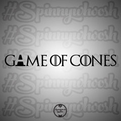 Game of Cones Decal