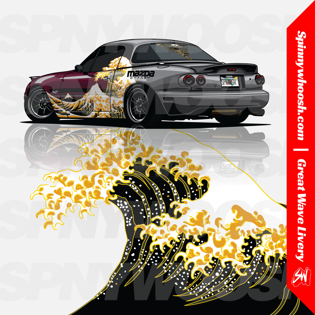 Great Wave Livery | Spinnywhoosh Graphics