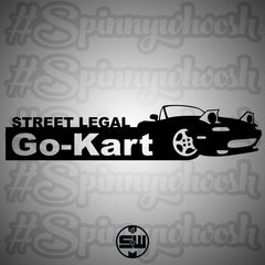 NA Miata Go-Kart Decal