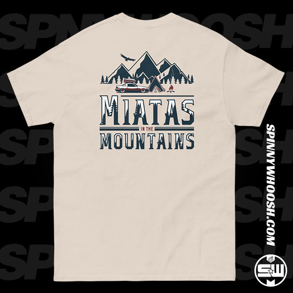 Miatas in the Mountains Camping Tee