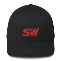 Spinnywhoosh Fitted Cap - Red