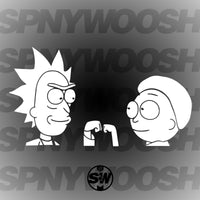 Rick and Morty Fist Bump Decal