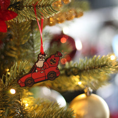 SW Santa Miata Ornament