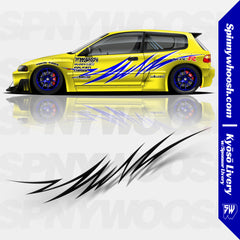 Spnywoosh custom drift car livery