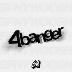 4banger car sticker