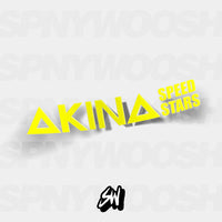 Akina Speed Stars Vinyl Decal