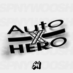 AutoXHero logo vinyl sticker