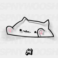 Bongo Cat Meme Decal | Spinnywhoosh Graphics