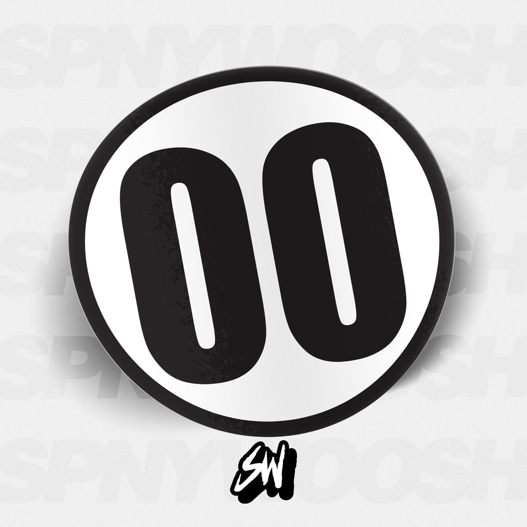 Circular Racing Numbers Cards | Vinyl or Magnetic Meatball Numbers ...