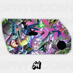 Rick and Morty Door Card Vinyl Design