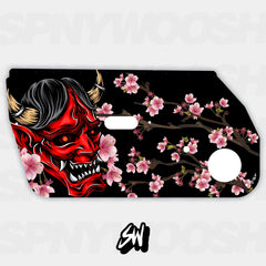 Oni Mask Door Card Vinyl Design