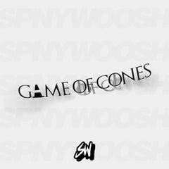 Game of Cones AutoX vinyl sticker