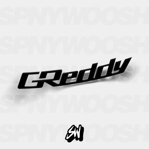 Greddy Logo Decal