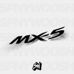 Mazda MX-5 logo vinyl car sticker