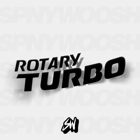 Turbo Rotary Decal (stacked)