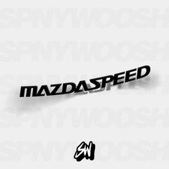 Mazda Mazdaspeed text logo vinyl sticker