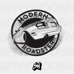 Modern Roadster logo vinyl sticker