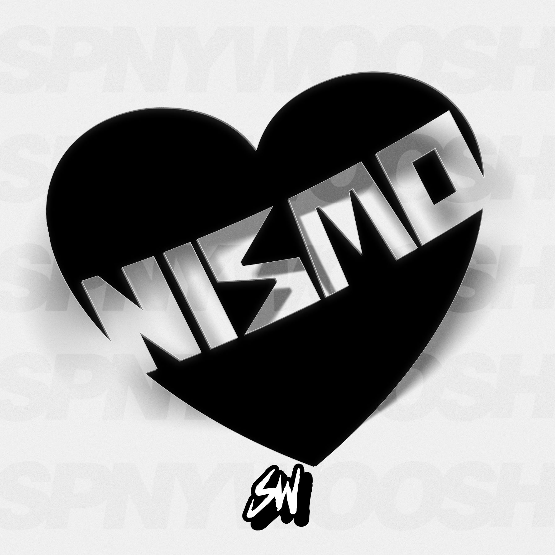 Nissan nismo logo heart sticker