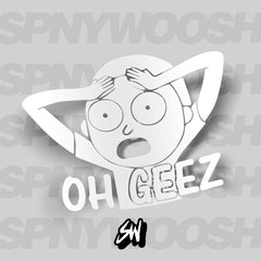 Rick and Morty Oh Geez sticker