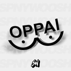 one punch man oppai car sticker